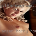 Anger horny housewife