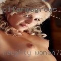 Naughty woman